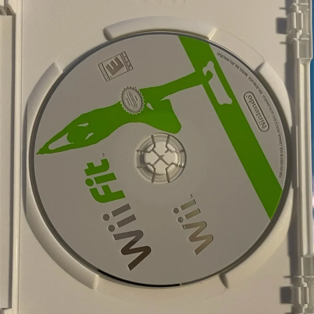 Nintendo Wii Fit with Green and White Design